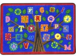 Joy Carpets Kid Essentials Alphabet Leaves Bold