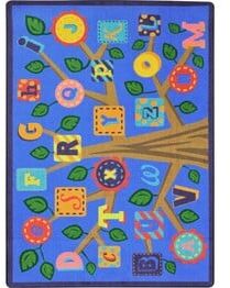 Joy Carpets Kid Essentials Alphabet Leaves Soft