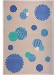 Joy Carpets Playful Patterns Baby Dots Blue