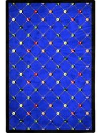 Joy Carpets Games People Play Billiards Blue