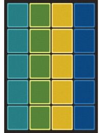 Joy Carpets Kid Essentials Blocks Abound Earthtone