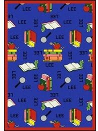 Joy Carpets Kid Essentials Bookworm (Spanish) Blue
