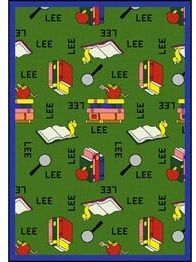 Joy Carpets Kid Essentials Bookworm (Spanish) Green