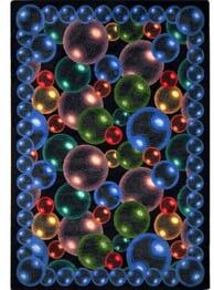 Joy Carpets Kaleidoscope Bubbles Rainbow