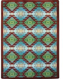 Joy Carpets Kaleidoscope Canyon Ridge Desert Turquoise