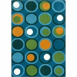 Joy Carpets Kid Essentials Circle Back Citrus