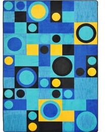 Joy Carpets Kid Essentials City Block Blue