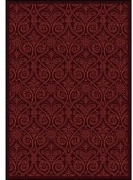Joy Carpets Any Day Matinee Damascus Burgundy
