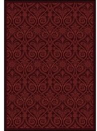 Joy Carpets Any Day Matinee Damascus Burgundy
