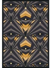 Joy Carpets Any Day Matinee Deco Strobe Charcoal