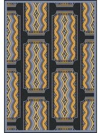 Joy Carpets Any Day Matinee Deco Ticket Charcoal