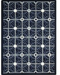 Joy Carpets Kaleidoscope Electrode Navy