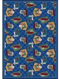 Joy Carpets Kaleidoscope Fabulous Fifties Blue