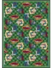 Joy Carpets Kaleidoscope Fabulous Fifties Green