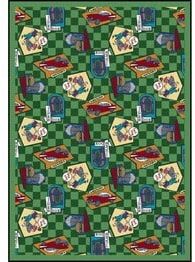 Joy Carpets Kaleidoscope Fabulous Fifties Green