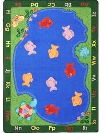 Joy Carpets Kid Essentials Fishin' Fun Multi