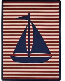 Joy Carpets Kid Essentials Following Seas Blue