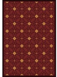 Joy Carpets Any Day Matinee Fort Wood Burgundy