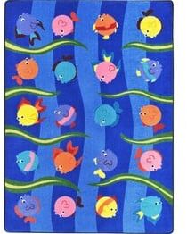 Joy Carpets Kid Essentials Friendly Fish Multi