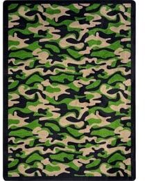 Joy Carpets Kaleidoscope Funky Camo Dark Army