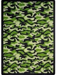 Joy Carpets Kaleidoscope Funky Camo Green