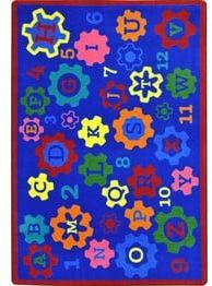 Joy Carpets Kid Essentials Geared for Learning Multi