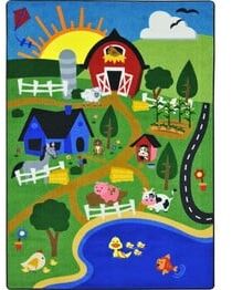 Joy Carpets Kid Essentials Happy Farm Multi