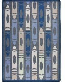 Joy Carpets Playful Patterns Jumbo Crayons Seaside