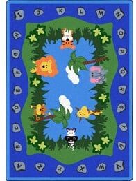 Joy Carpets Kid Essentials Jungle Peeps Multi