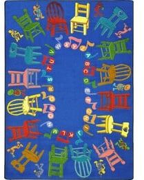 Joy Carpets Kid Essentials Musical Chairs Multi