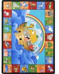 Joy Carpets Kid Essentials Noah's Alphabet Animals Multi