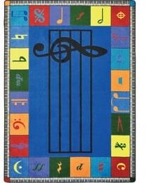 Joy Carpets Kid Essentials Note Worthy (Elementary) Multi