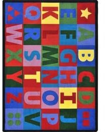 Joy Carpets Kid Essentials Oversize Alphabet Multi