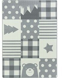 Joy Carpets Claremont Kids Patchwork Boy Cloudy