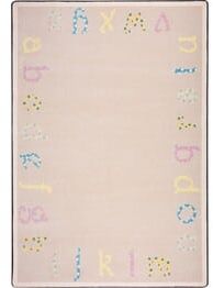 Joy Carpets Kid Essentials Polka Dot ABC's Multi