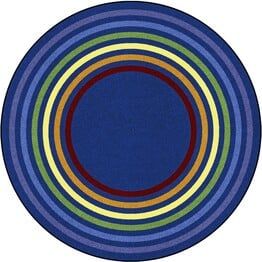 Joy Carpets Kid Essentials Rainbow Rings Multi