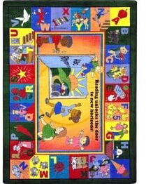 Joy Carpets Kid Essentials Read & Rhyme Multi