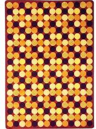 Joy Carpets Kid Essentials Roundabout Red
