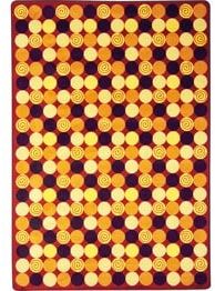 Joy Carpets Kid Essentials Roundabout Red