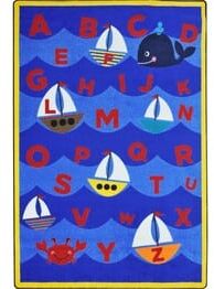 Joy Carpets Kid Essentials Sailor's Alphabet Multi