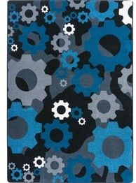 Joy Carpets Kid Essentials Shifting Gears Sapphire