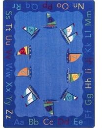 Joy Carpets Kid Essentials Smooth Sailing Multi