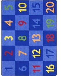 Joy Carpets Kid Essentials Time to Count Multi