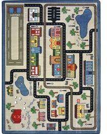 Joy Carpets Kid Essentials Tiny Town Pewter