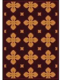 Joy Carpets Any Day Matinee Tivoli Burgundy