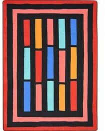 Joy Carpets Kid Essentials Traffic Jam Red