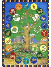 Joy Carpets Kid Essentials Tree of Life Multi