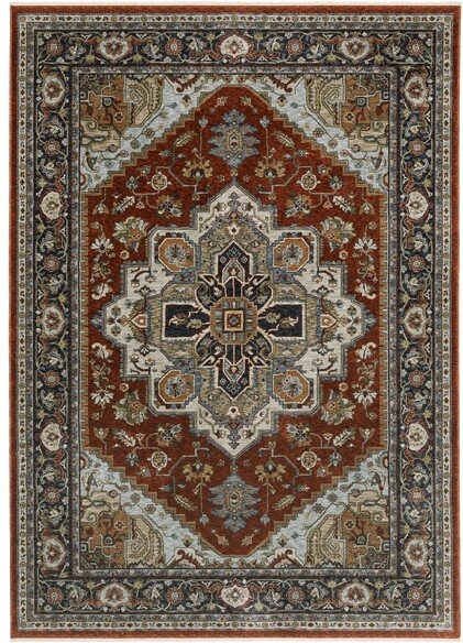 Oriental Weavers Aberdeen 1144R Red and  Blue