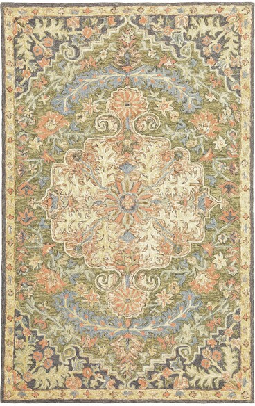 Oriental Weavers Alfresco 28401 Green and  Blue