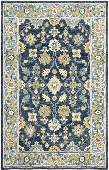 Oriental Weavers Alfresco 28405 Navy and  Blue